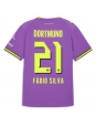 Moške Nogometnih dresov Borussia Dortmund Fabio Silva #21 Tretji 2026-27 Kratki rokavi Moške Nogometnih dresov Borussia Dortmund Fabio Silva #21 Tretji 2026-27 Kratki rokavi